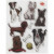 Silikon-Sticker / Stempel, Größe 14x18 cm, Hunde, 1Bl. [HOB-26961]