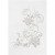 Flexible Schablone,  A4 , Blumen, 1Stck [HOB-26971]