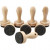 Holzstempel, D: 30 mm, H 70 mm, 8x6Stck. [HOB-27569]