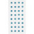 Rhinestones, D: 8 mm, 32 pcs, light blue [HOB-283808]