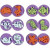 Stempel aus Moosgummi, D: 7,5 cm, Stärke: 2,5 cm, Zoo, 6sort. [HOB-28557]