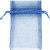 Organza Bags, size 7x10 cm, 10 pcs, blue [HOB-4743904]