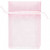 Organza Bags, size 7x10 cm, 10 pcs, light red [HOB-4743909]