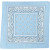 Bedrucktes Bandana-Tuch, Größe 55x55 cm, Hellblau, 1Stck [HOB-49745]