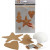 Weihnachts-Bastelset Lederpapier, Stärke: 0,55 mm, Natur, 1Set [HOB-498825]