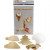 Weihnachts-Bastelset Lederpapier, Stärke: 0,55 mm, Gold, 1Set [HOB-498826]
