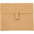 Flache Tasche, L 26,5 cm, H 22 , Hellbraun, 1Stck [HOB-49891]