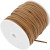 Kunstwildlederband,  3 mm, Hellbraun, 100m [HOB-51521]