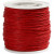 Baumwollband, Stärke: 1 mm, Rot, 40m [HOB-51571]