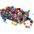 Pompons, D: 5-40 mm, ca. 720 Stck, Sortierte Farben, 220g [HOB-51890]