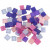 Mini-Mosaik, Größe 5x5 mm, Stärke: 2 mm, Harmonie in Lila-Pink, 25g [HOB-51928]