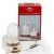 DIY-Set: Durchsichtige Kuppel mit Dekomaterial, H 12,5+18 cm, 2Stck. [HOB-52167]