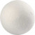 Kugel, D: 40 mm, Weiß, Baumwolle, 6Stck. [HOB-540071]