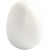 Styropor-Eier, H 7 cm, B 5 cm, Weiß, Styropor, 5Stck. [HOB-543250]