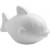 Fisch, H 8 cm, L 12 cm, Weiß, Styropor, 5Stck. [HOB-543350]