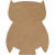 Eule, H 27 cm, Tiefe 2,5 cm, 1Stck [HOB-56184]