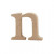 Buchstabe, n, H 8 cm, Stärke: 2 cm, MDF, 1Stck [HOB-56253]