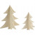 3D Weihnachtsbaum, H 13+18 cm, Sperrholz, 2Stck. [HOB-56712]