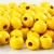 Holzperlen, D: 12 mm, Lochgröße 3 mm, Gelb, 22g, ca. 40 Stck [HOB-570413]