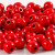 Holzperlen, D: 8 mm, Lochgröße 2 mm, Rot, 15g, ca. 80 Stck [HOB-570494]