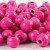Holzperlen, D: 10 mm, Lochgröße 3 mm, Pink, 20g, ca. 70 Stck [HOB-570596]