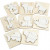 Puzzles, Größe 15x15 cm, Stärke: 19 mm, Sperrholz, 8Stck. [HOB-57601]