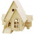3D-Holzpuzzle, Haus mit Garage und Auffahrt, Größe 22,5x17,5x20,5 , Sperrholz, 1Stck [HOB-57874]