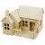 3D-Holzpuzzle, Haus mit Terrasse, Größe 19x17,5x15 , Sperrholz, 1Stck [HOB-57875]