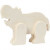 Tierfigur, Nilpferd, H 12 cm, B 16 cm, Sperrholz, 1Stck [HOB-57918]