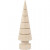 Holz-Tannenbaum, H 12,5 cm, D: 3,7 cm, Pappel, 1Stck [HOB-57927]