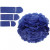 Seidenpapier-Pompons, Dunkelblau, D: 20+24+30 cm,  16 g, 3Stck. [HOB-590004]