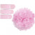 Seidenpapier-Pompons, Rosa, D: 20+24+30 cm,  16 g, 3Stck. [HOB-590009]
