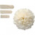 Seidenpapier-Pompons, Creme, D: 20+24+30 cm,  16 g, 3Stck. [HOB-590021]