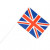 Partyflagge, Größe 20x25 cm, England (Union Jack), 10Stck. [HOB-59137]