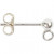 Ohrstecker, L 13 mm, Sterlingsilber, 10Stck. [HOB-60844]