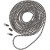 Kugelkette, D: 1,5 mm, Metallic-Hellgrau, 1m [HOB-61263]