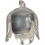 Endkappen, D: 10 mm, Versilbert, 4Stck. [HOB-613070]