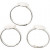 Fingerring, Versilbert, 15Stck. [HOB-61311]