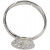 Fingerring mit Siebplatte, D: 17-20 mm, Versilbert, 15Stck. [HOB-61315]