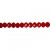 Glasschliffperlen, Größe 5x6 mm, Lochgröße 1 mm, Granatrot, 100Stck. [HOB-61687]