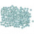 Rocailleperle, Größe 8/0 , D: 3 mm, Türkis, 500g, Lochgröße 0,6-1,0 mm [HOB-682042]