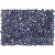 Rocailleperlen, Größe 15/0 , D: 1,7 mm, Dunkelblau, 500g, Lochgröße 0,5-0,8 mm [HOB-68681]