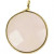 Schmuck-Anhänger, D: 15 mm, Lochgröße 2 mm, Rosa, 1Stck [HOB-69070]