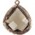 Schmuck-Anhänger, Größe 15x18 mm, Lochgröße 1 mm, Transparent Grau, 1Stck [HOB-69075]