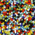 Rocailleperlen-Mix, Größe 6/0 , D: 4 mm, Sortierte Farben, Multi-Matt, 500g, Lochgröße 0,9-1,2 mm [HOB-69118]