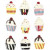 Cup Cakes, H 18 mm, Stärke: 5 mm, 63sort. [HOB-69993]