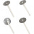 Gewachste Kerzendochte , L 3,5 cm, Stärke: 2 mm, 100Stck. [HOB-73314]