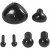 Augen und Nasen, D: 3+6 mm, Größe 8x6+14x11 mm, Schwarz, 20Sets [HOB-78281]