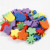 Moosgummi-Perlen, D: 10-20 mm, Lochgröße 2 mm, 756sort. [HOB-79011]