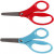Kinderschere, L 13 cm, Blau, Rot, Für Rechtshänder, 12Stck. [HOB-9416]